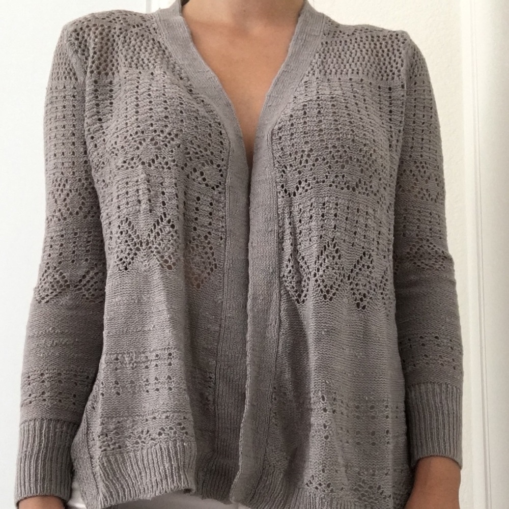 👚 Sheer Knit Sweater | Women’s Medium